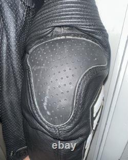 Icon Overlord Prime Hero Leather Motorcycle Jacket Black Men's Size Large LG