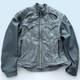 Icon Strongarm Jacket Mens Large Gray Denim Motorcycle Riding Aramid Reinforced