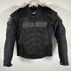 Icon TiMax Titanium Motorcycle Biker Jacket Armored Textile Mesh Black Mens Sz M