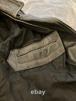 Incredible Vintage Leather Motorcycle Jacket Gorgeous Patina Medium