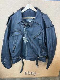 Indian Motorcycle Black Distressed Leather Jacket XL IM81-013 Canada