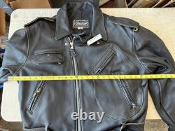 Indian Motorcycle Black Distressed Leather Jacket XL IM81-013 Canada