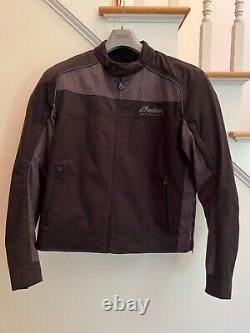 Indian Motorcycle Men's Textile Flint Jacket, Size Large, Removable vest liner