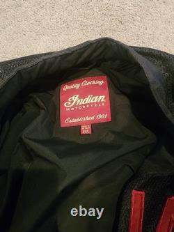 Indian Motorcycle Riding Jacket Textile, lightweight mesh. Great Condition 2XL