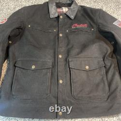 Indian Motorcycles Jacket XL Heavy Canvas. Shoulder /elbow Pads Men's