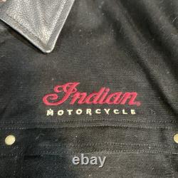 Indian Motorcycles Jacket XL Heavy Canvas. Shoulder /elbow Pads Men's