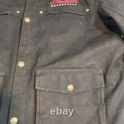 Indian Motorcycles Jacket XL Heavy Canvas. Shoulder /elbow Pads Men's
