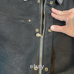 Indian Motorcycles Jacket XL Heavy Canvas. Shoulder /elbow Pads Men's