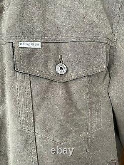 Iron & Resin Men's Scout Jacket Waxed Cotton Canvas Size Large