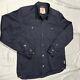 Iron and Resin Cruiser Jacket Men L READ Canvas Trucker Biker Huckberry Navy