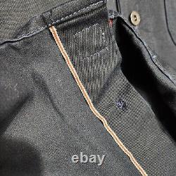 Iron and Resin Cruiser Jacket Men L READ Canvas Trucker Biker Huckberry Navy