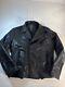 JC Atelier Alligator Skin Leather Vinyl Biker Jacket Mens Size XL Black NICE