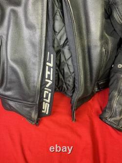 JOE ROCKET Sonic Cruiser Armored Leather Motorcycle Jacket Men's Large