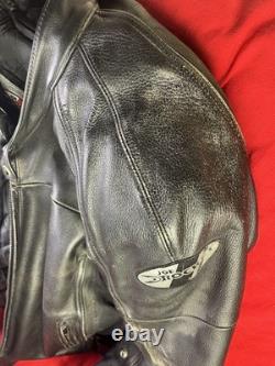 JOE ROCKET Sonic Cruiser Armored Leather Motorcycle Jacket Men's Large