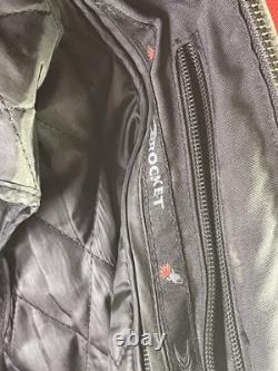 JOE ROCKET Sonic Cruiser Armored Leather Motorcycle Jacket Men's Large