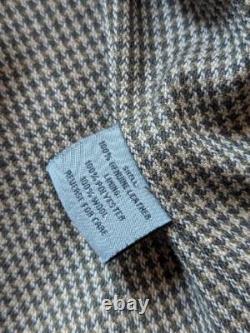 JOHNSTON & MURPHY motorcycle jacket S brown leather SUPPLE soft 38-40
