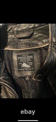 J. Crew Stockton Racer Leather Jacket
