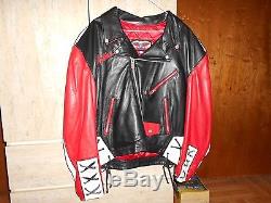 Jeff Hamilton Collectiable Indian Motorcycle Leather Jacket Size M