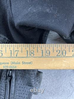 Joe Rocket Jacket Mens Small Motorcycle Blaster Leather Black Full Zip Padded