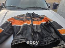 Joe Rocket Picotte Leather Motorcycle Jacket XL 46