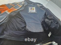 Joe Rocket Picotte Leather Motorcycle Jacket XL 46