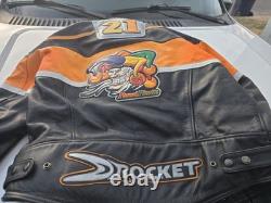 Joe Rocket Picotte Leather Motorcycle Jacket XL 46