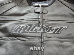 Joe Rocket Speedmaster Leather Jacket In Stealth Black Size 48 BARELY WORN