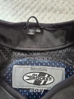 Joe Rocket Speedmaster Leather Jacket In Stealth Black Size 48 BARELY WORN