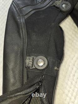 Joe Rocket Speedmaster Leather Jacket In Stealth Black Size 48 BARELY WORN