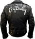 Johnny Depp Cry Baby Motorcycle Style Men's Real Sheepskin Leather Jacket