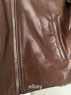 Johnson Leathers Of San Francisco Size 42/M Cafe Racer Leather Jacket