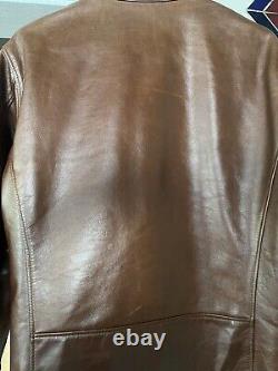 Johnson Leathers Of San Francisco Size 42/M Cafe Racer Leather Jacket