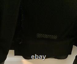 Johnson Leathers SF Mens Lg Black Leather Motorcycle Jacket Vented withArmor