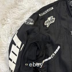 Jordan Motorsports Joe Rocket Leather Racing Sponsors Motorcycle Jacket Adult XL