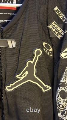 Jordan Motorsports Joe Rocket Leather Racing Sponsors Motorcycle Jacket Adult XL