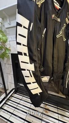 Jordan Motorsports Joe Rocket Leather Racing Sponsors Motorcycle Jacket Adult XL