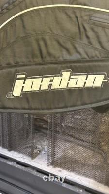 Jordan Motorsports Joe Rocket Leather Racing Sponsors Motorcycle Jacket Adult XL