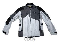 KLIM Raptor GTX Overshell Dual Sport Motorcycle Jacket -Mens Large- Gray-Asphalt