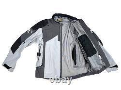 KLIM Raptor GTX Overshell Dual Sport Motorcycle Jacket -Mens Large- Gray-Asphalt