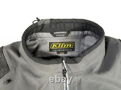 KLIM Raptor GTX Overshell Dual Sport Motorcycle Jacket -Mens Large- Gray-Asphalt