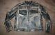 Kenneth Cole Reaction Jacket M Motorcyle Distressed Unique Hot Deal