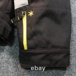 Klim Induction Mesh Motorcycle Jacket Mens XL Black Gray Cordura CE Armor Back