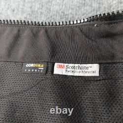 Klim Induction Mesh Motorcycle Jacket Mens XL Black Gray Cordura CE Armor Back