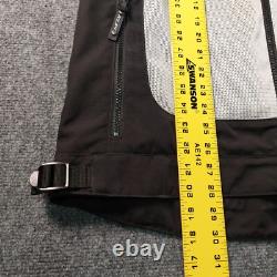 Klim Induction Mesh Motorcycle Jacket Mens XL Black Gray Cordura CE Armor Back