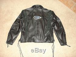 Lady's Hawk FLSTS Harley Davidson Leather Jacket Small