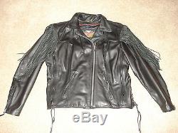 Lady's Hawk FLSTS Harley Davidson Leather Jacket Small