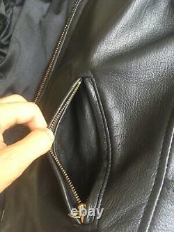 Langlitz Crescent Custom Motorcycle Leather Jacket Mens 42