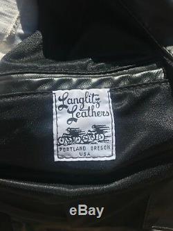 Langlitz Leather Motorcycle Jacket Columbia