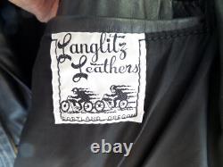 Langlitz Leather Motorcycle Jacket Size 43