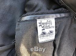 Langlitz Leathers Columbia Jacket Custom 42-44 + extra length Custom Mint RARE